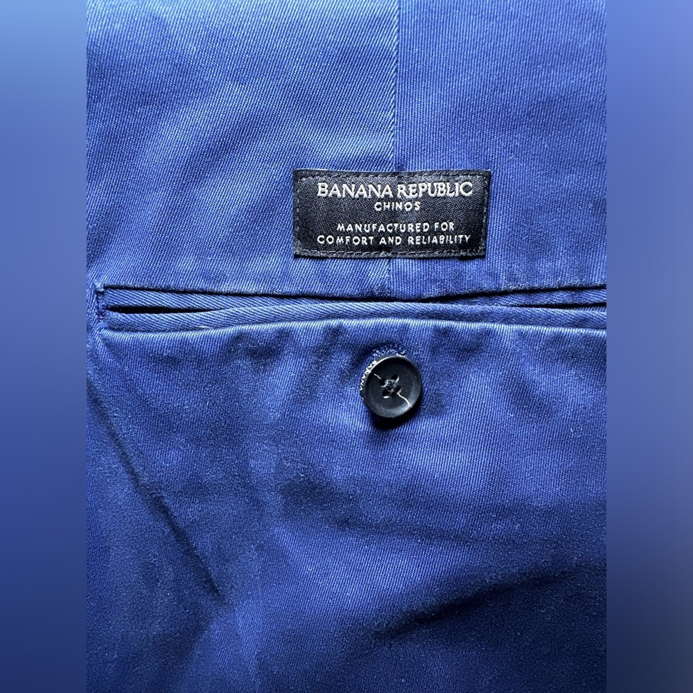 Banana Republic ‘Aiden Chino’ in ‘Magical Blue’ Size 31x30 - Picture 15 of 17